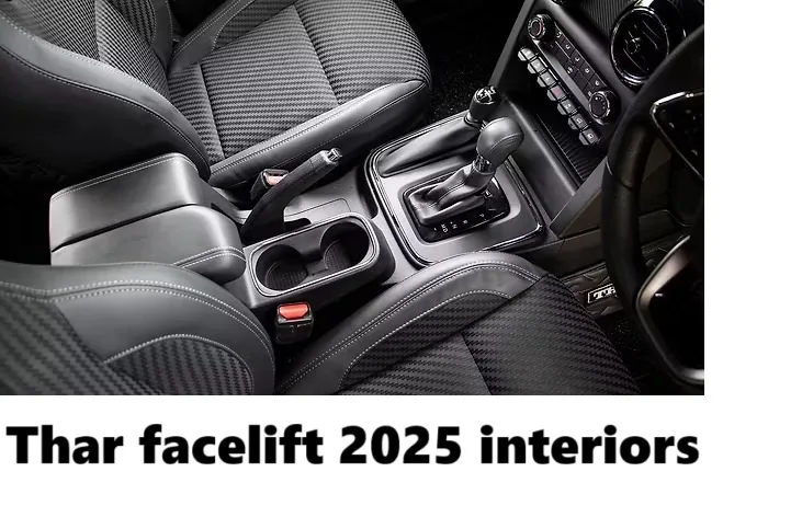 mahindra thar interiors