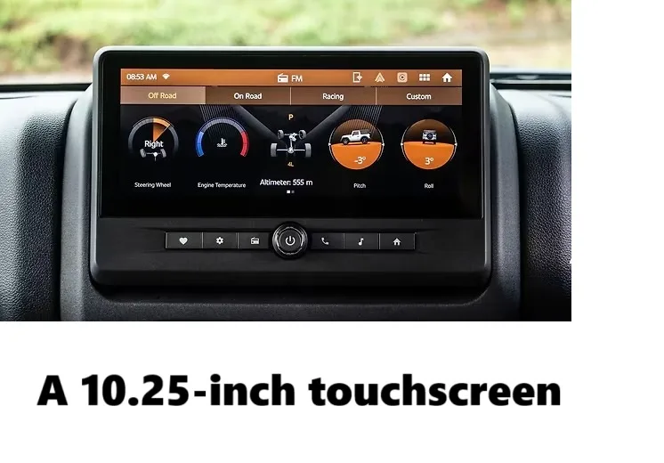 mahindra thar infotainment system